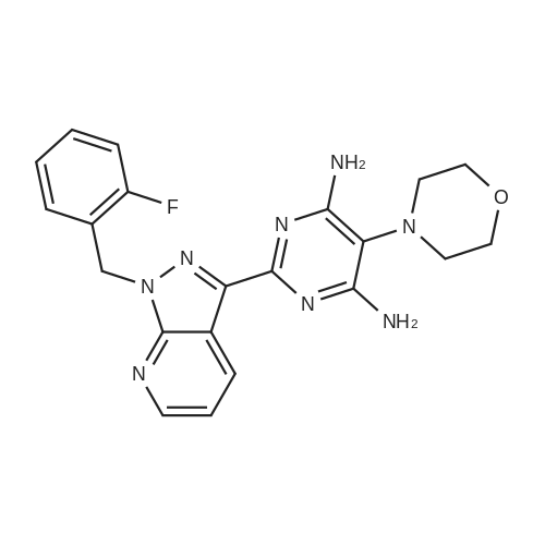 BAY 41-8543 化学结构 CAS号：256498-66-5