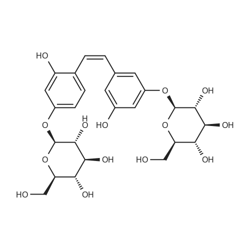 cis-Mulberroside A 化学结构 CAS号：166734-06-1