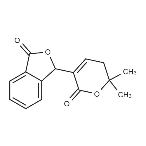 Catalpalactone 化学结构 CAS号：1585-68-8