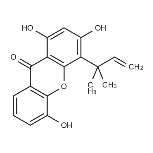 Pancixanthone A 化学结构 CAS号：174232-30-5