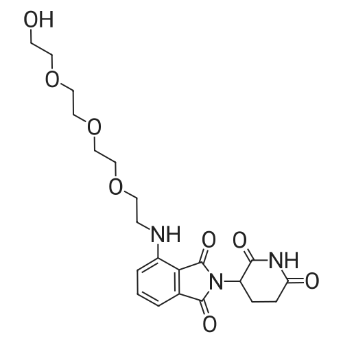 Thalidomide-NH-C2-PEG3-OH 化学结构 CAS号：2140807-23-2