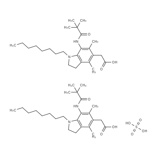 Pactimibe sulfate 化学结构 CAS号：608510-47-0