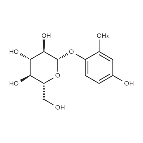 Isohomoarbutin 化学结构 CAS号：25162-30-5