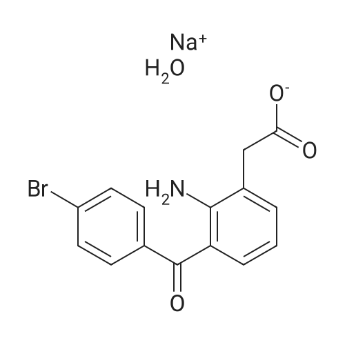 Bromfenac Sodium Sesquihydrate 化学结构 CAS号：120638-55-3