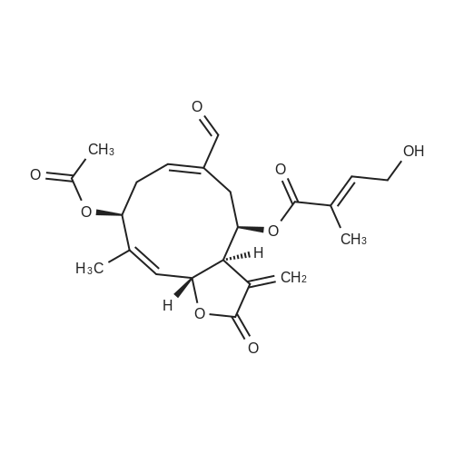 Eupalinolide O 化学结构 CAS号：2170228-67-6