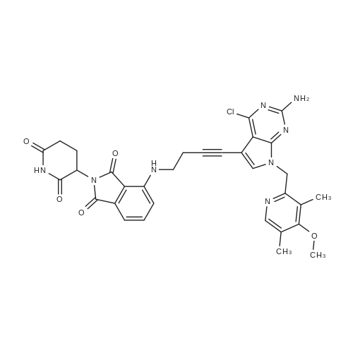 PROTAC HSP90 degrader BP3 化学结构 CAS号：2669072-88-0