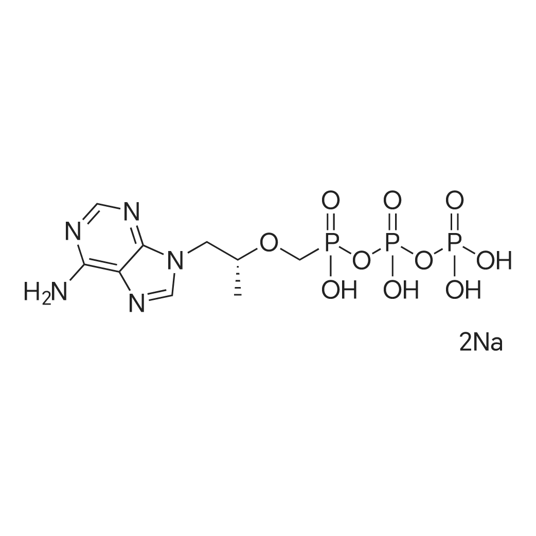 Tenofovir diphosphate disodium 化学结构 CAS号：2738719-07-6