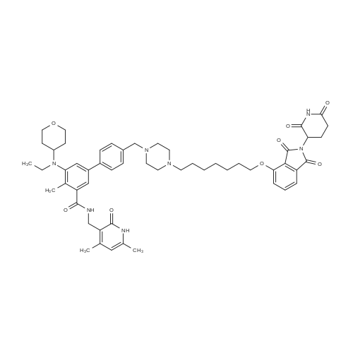 PROTAC EZH2 Degrader-1 化学结构 CAS号：2641601-67-2