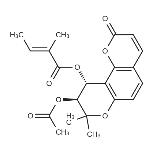 Peucedanocoumarin III 化学结构 CAS号：130464-57-2