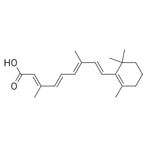 Retinoic acid 化学结构 CAS号：302-79-4