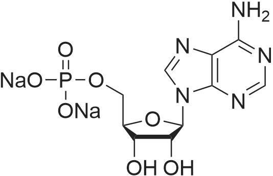 Adenosine 5′-monophosphate disodium salt 化学结构 CAS号：4578-31-8