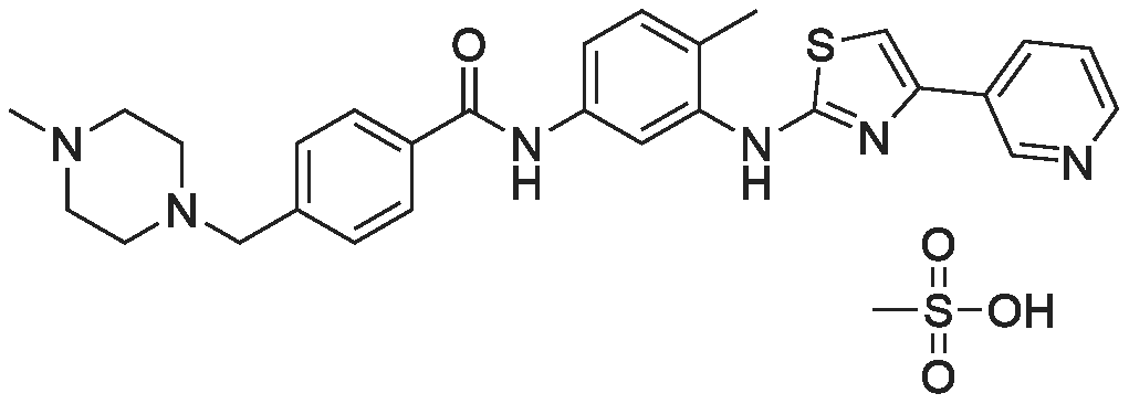 Masitinib mesylate 化学结构 CAS号：1048007-93-7