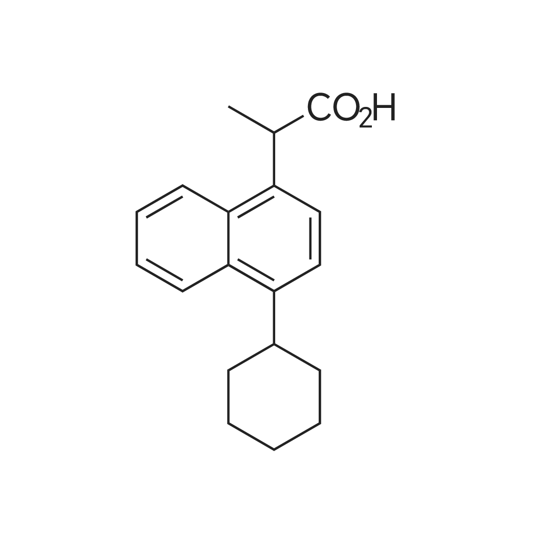 Vedaprofen 化学结构 CAS号：71109-09-6