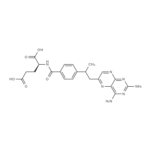 10-Methyl-10-deazaaminopterin 化学结构 CAS号：80576-77-8