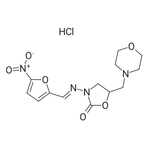 Furaltadone HCI/盐酸呋喃它酮 化学结构 CAS号：3759-92-0
