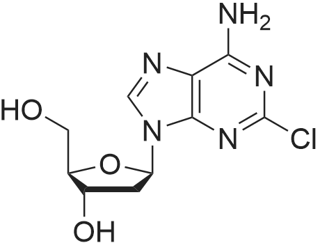 Cladribine 化学结构 CAS号：4291-63-8