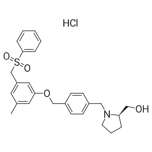 PF-543 HCl 化学结构 CAS号：1706522-79-3