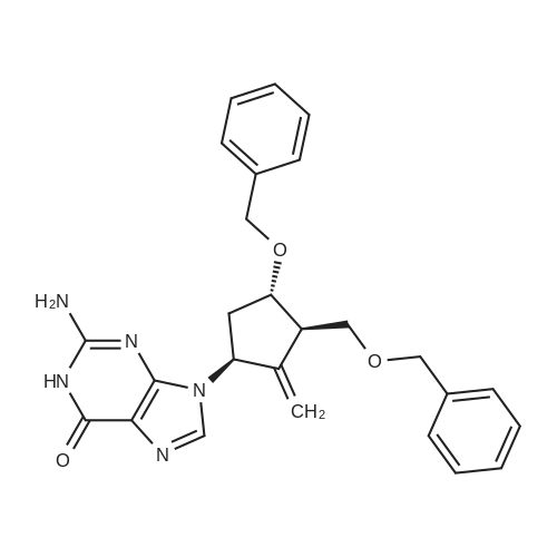 3',5'-Di-O-benzyl Entecavir 化学结构 CAS号：142217-81-0