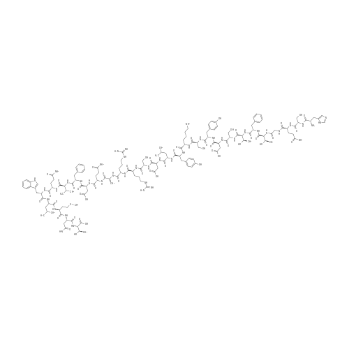 Glucagon (1-29), bovine, human, porcine 化学结构 CAS号：16941-32-5