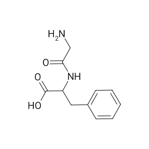 Glycyl-DL-phenylalanine 化学结构 CAS号：721-66-4