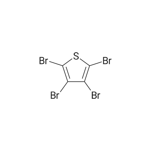 Tetrabromothiophene/四溴噻吩 化学结构 CAS号：3958-03-0