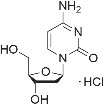 2'-Deoxycytidine hydrochloride 化学结构 CAS号：3992-42-5