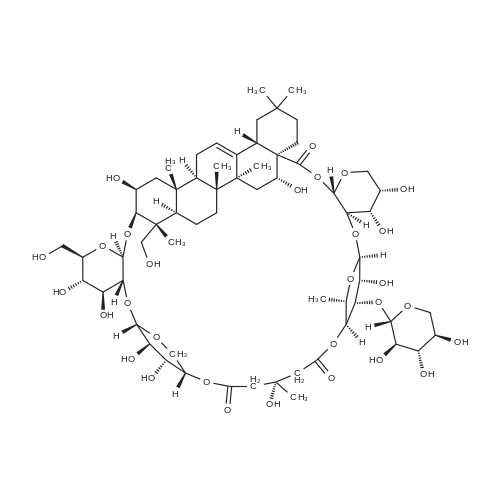 Tubeimoside II 化学结构 CAS号：115810-12-3