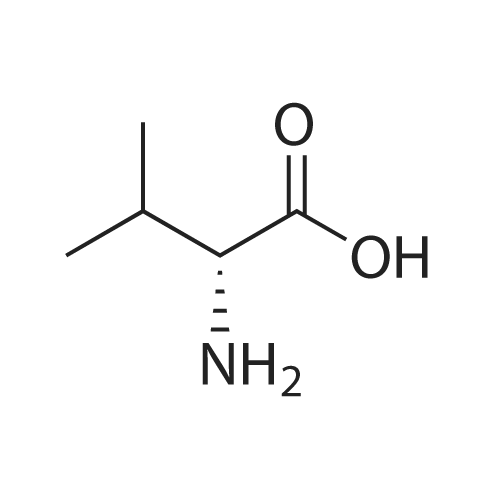 H-D-Val-OH 化学结构 CAS号：640-68-6