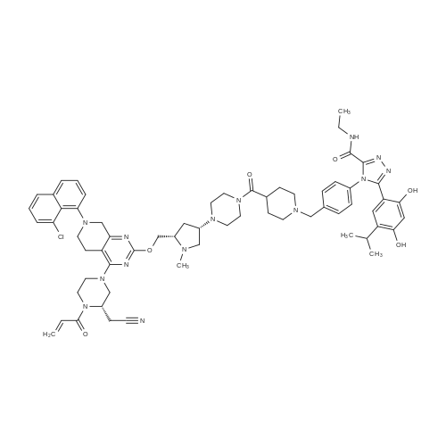 PROTAC KRAS G12C degrader-3 化学结构 CAS号：2768099-51-8