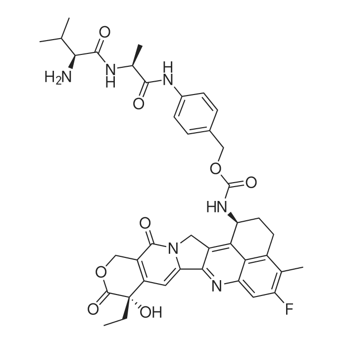 Val-Ala-PABC-Exatecan 化学结构 CAS号：2845164-91-0