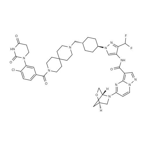 PROTAC IRAK4 degrader-8 化学结构 CAS号：2911615-06-8