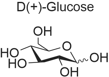 D-Glucose/D-(+)-葡萄糖 化学结构 CAS号：50-99-7