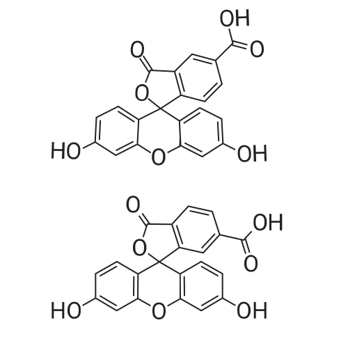 3',6'-Dihydroxy-3-oxo-3H-spiro[isobenzofuran-1,9'-xanthene]-5(6)-carboxylic acid 化学结构 CAS号：1171493-85-8