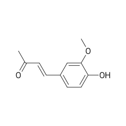 4-(4-Hydroxy-3-methoxyphenyl)-3-buten-2-one 化学结构 CAS号：1080-12-2