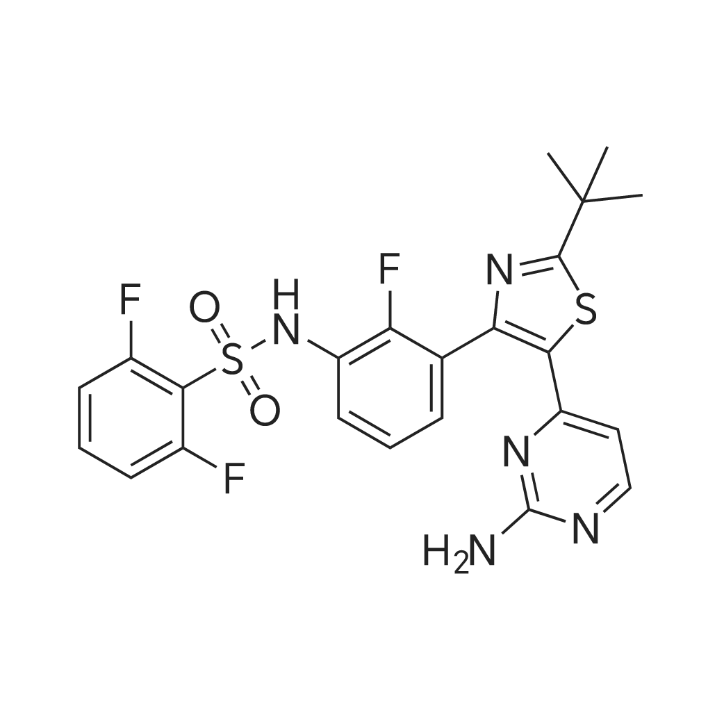 Dabrafenib 化学结构 CAS号：1195765-45-7