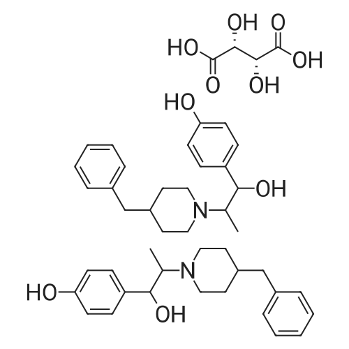 Ifenprodil tartrate 化学结构 CAS号：23210-58-4