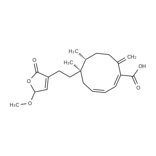 15-Methoxy-16-oxo-15,16H-strictic acid 化学结构 CAS号：1356388-38-9