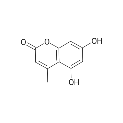 5,7-Dihydroxy-4-methylcoumarin 化学结构 CAS号：2107-76-8