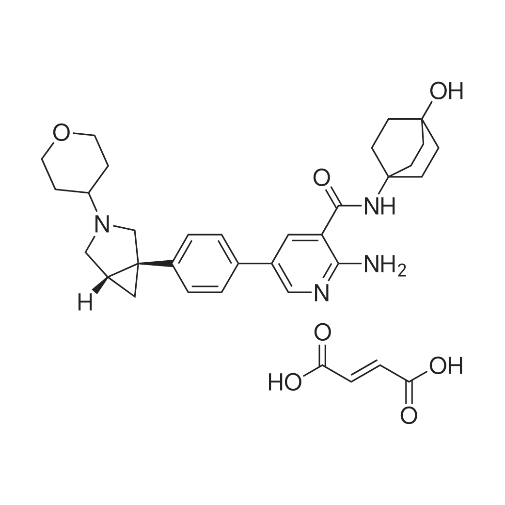 Zilurgisertib fumarate 化学结构 CAS号：2173390-30-0