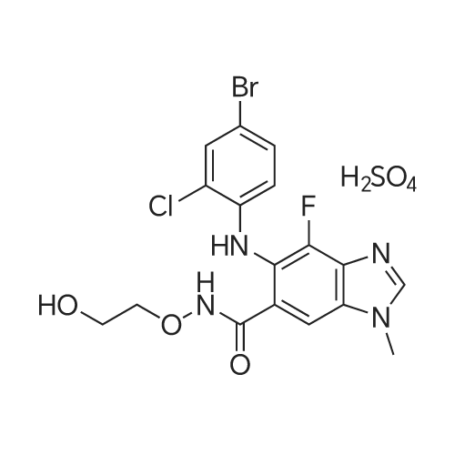 Selumetinib sulfate 化学结构 CAS号：943332-08-9