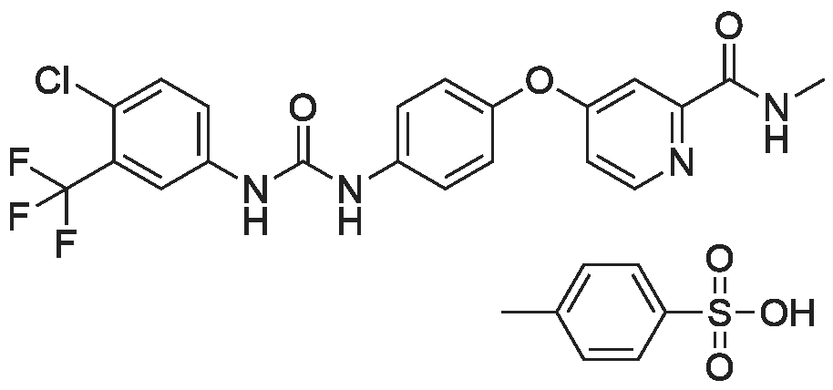 Sorafenib Tosylate 化学结构 CAS号：475207-59-1