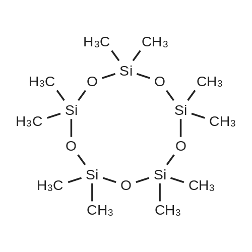 Decamethylcyclopentasiloxane 化学结构 CAS号：541-02-6