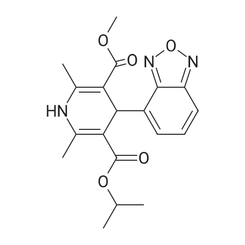 Isradipine 化学结构 CAS号：75695-93-1