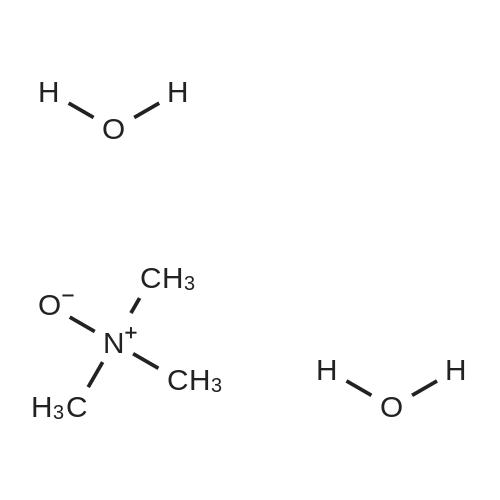 Trimethylamine N-oxide dihydrate 化学结构 CAS号：62637-93-8