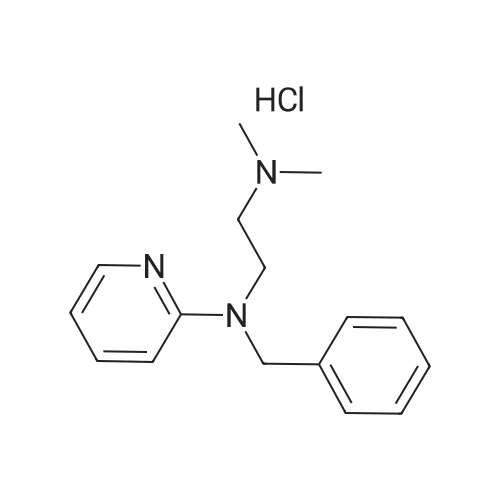 Tripelennamine HCl 化学结构 CAS号：154-69-8