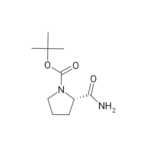 Boc-Pro-NH2 化学结构 CAS号：35150-07-3