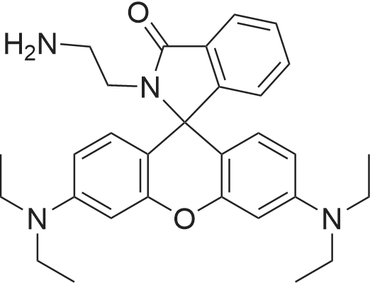 2-(2-aminoethyl) Rhodamine B amide 化学结构 CAS号：950846-89-6