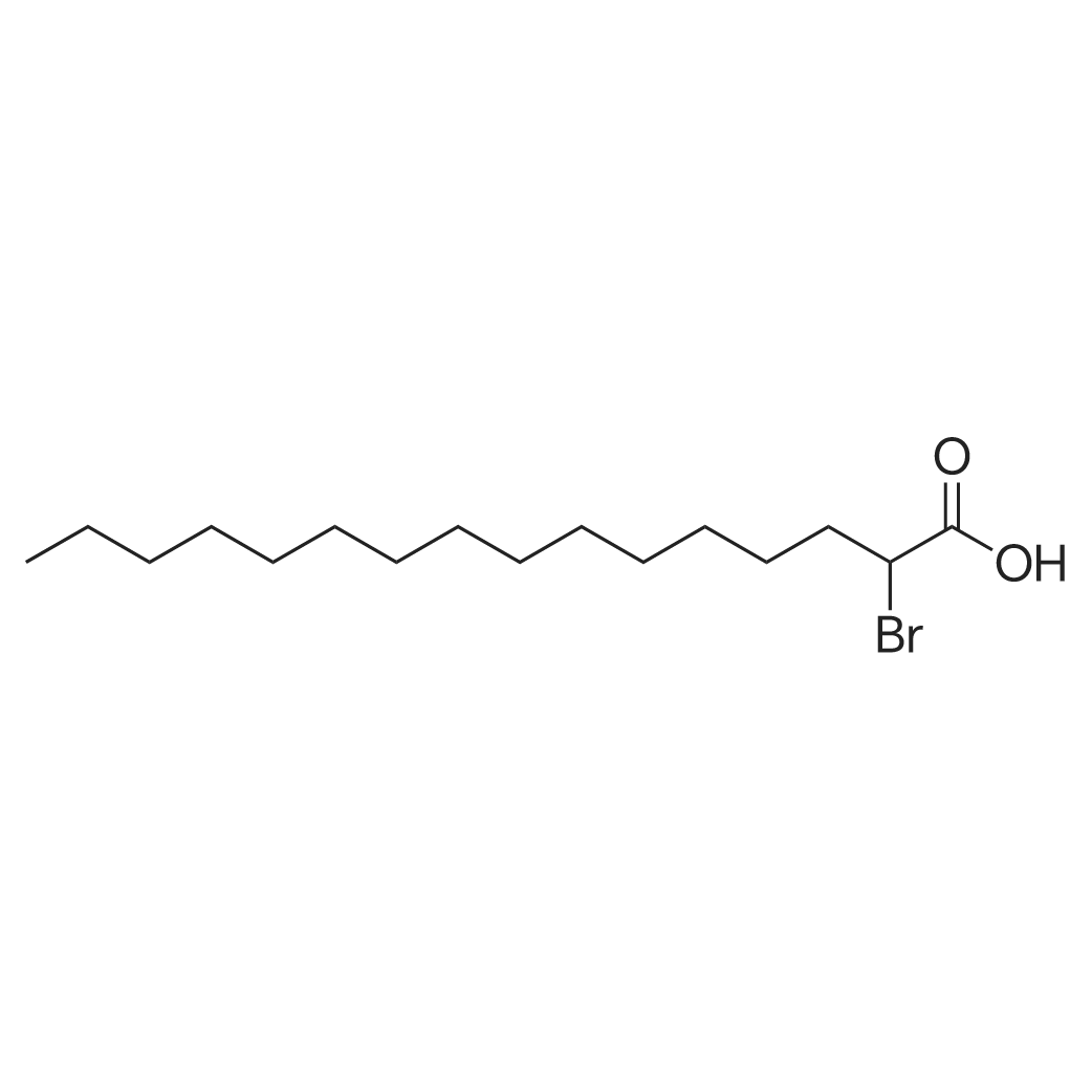 2-Bromohexadecanoic acid 化学结构 CAS号：18263-25-7