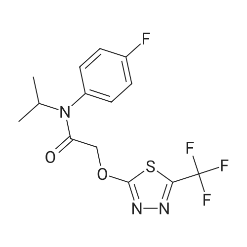 Flufenacet/氟噻草胺 化学结构 CAS号：142459-58-3