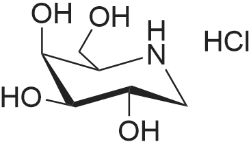 Migalastat HCl 化学结构 CAS号：75172-81-5